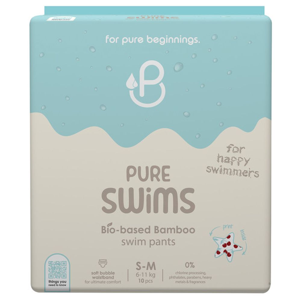 Pureborn - Baby Swim Diaper Pants - Small-Medium - 6-11 kg - 10 Pcs