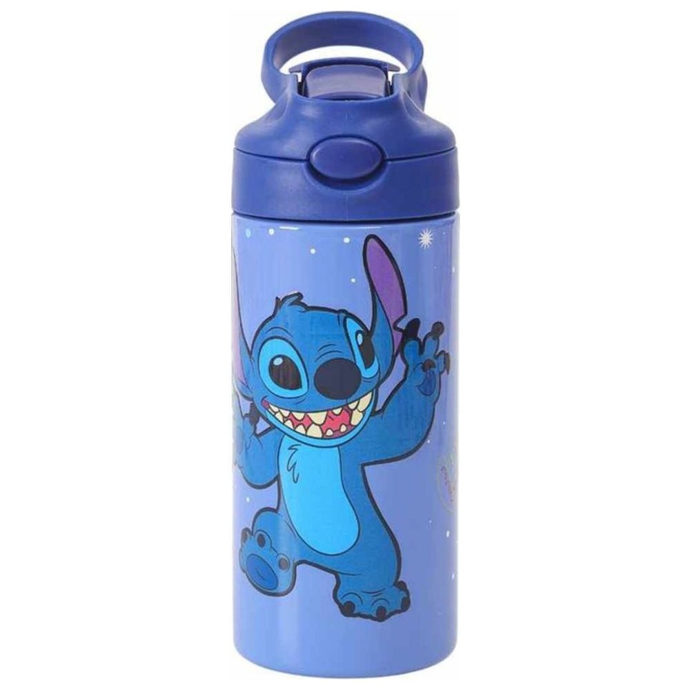 Disney - Stitch See Ya Later Stainless Steel Water Bottle - Blue - 400 ml