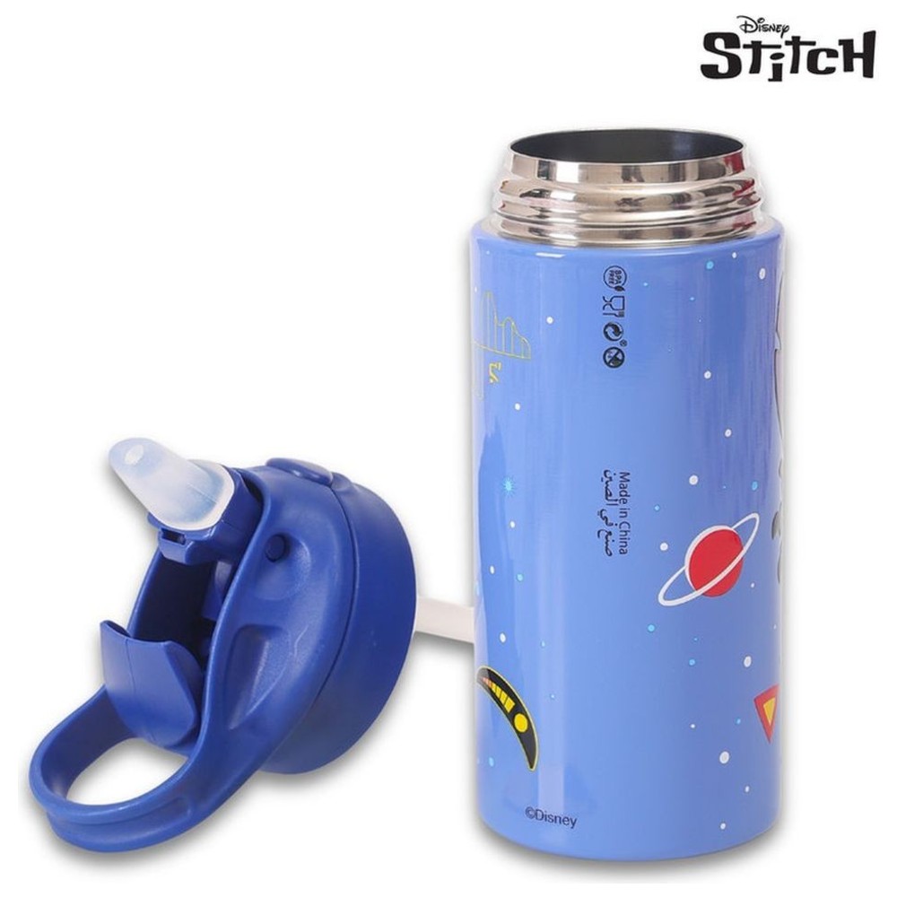 Disney - Stitch See Ya Later Stainless Steel Water Bottle - Blue - 400 ml