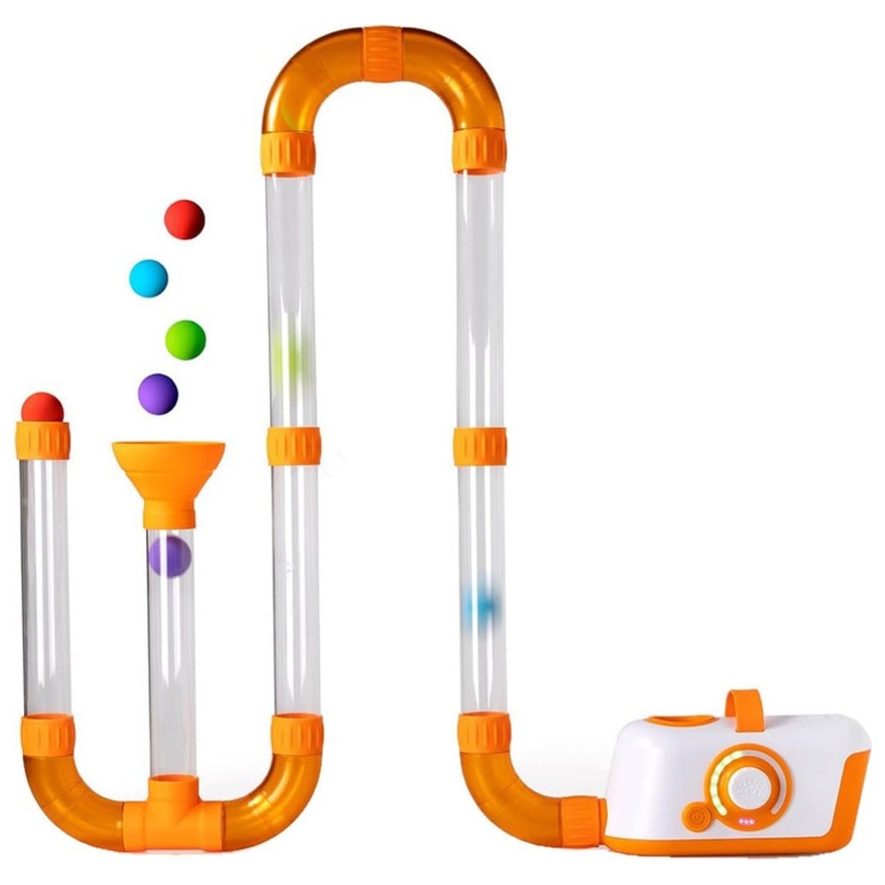 Fat Brain Toys - Air Toobz Air-Powered Educational Toy Set - Multicolor