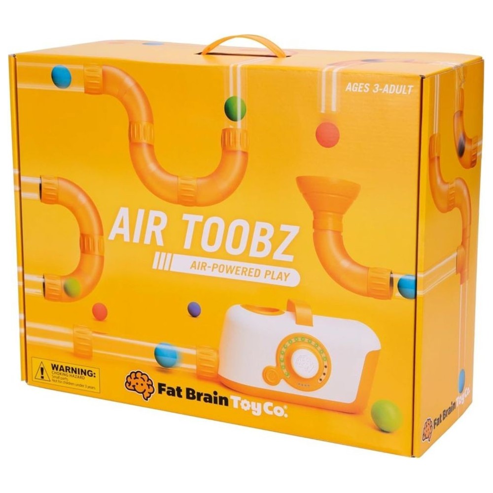 Fat Brain Toys - Air Toobz Air-Powered Educational Toy Set - Multicolor
