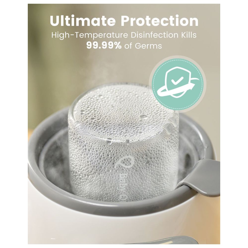 Grownsy - 8-in-1 Bottle Warmer For Breast Milk & Formula - White