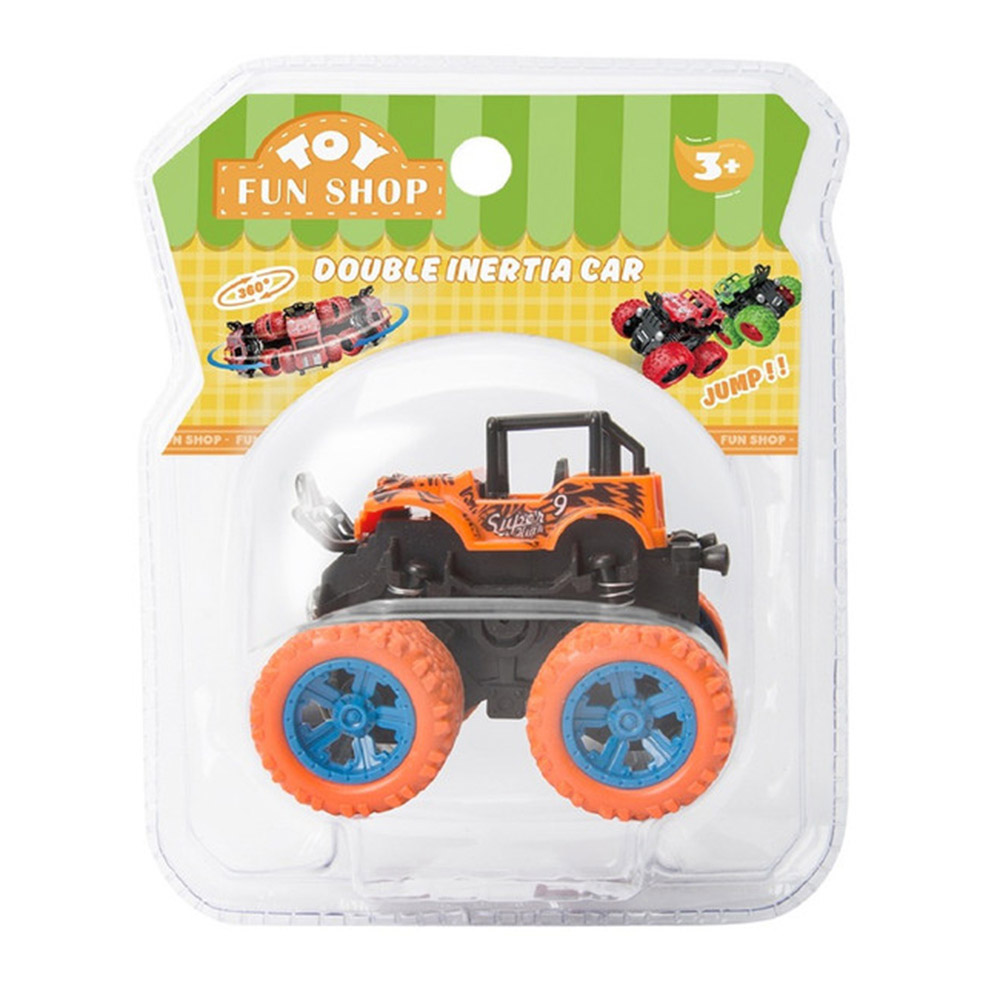 Trucare - Fun Time 360 Degree Spin Double Inertia Toy Car - Multicolor