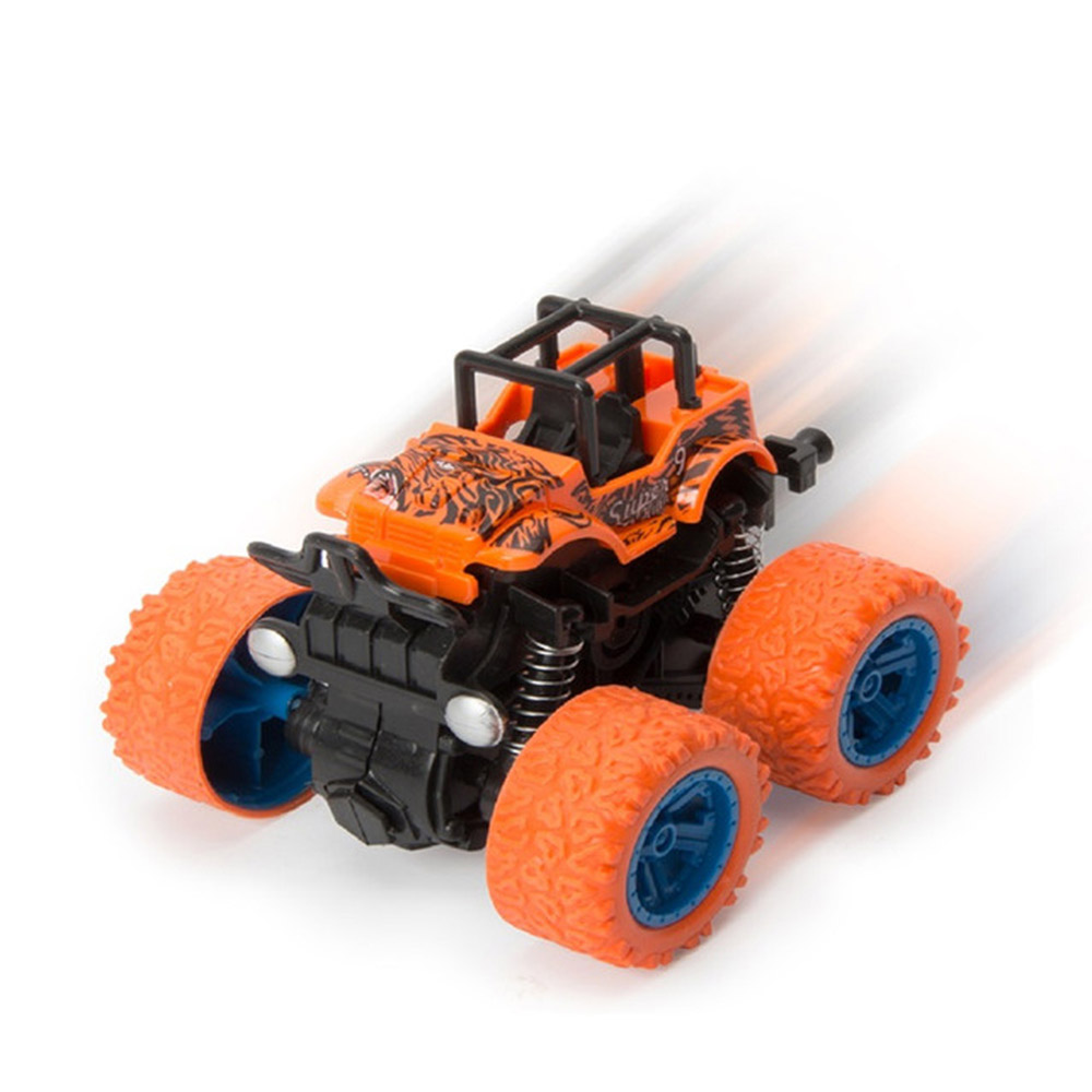Trucare - Fun Time 360 Degree Spin Double Inertia Toy Car - Multicolor