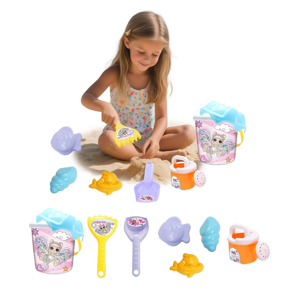 Disney - LOL Fairies Beach Bucket Playset - Multicolor - 7 Pcs