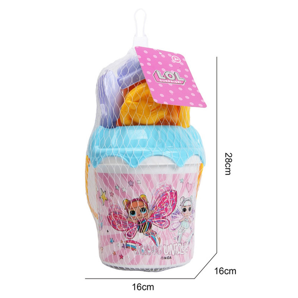 Disney - LOL Fairies Beach Bucket Playset - Multicolor - 7 Pcs
