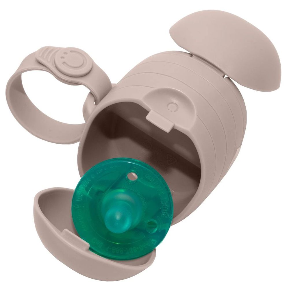 Ubbi - OTG Pacifier Holder - Taupe