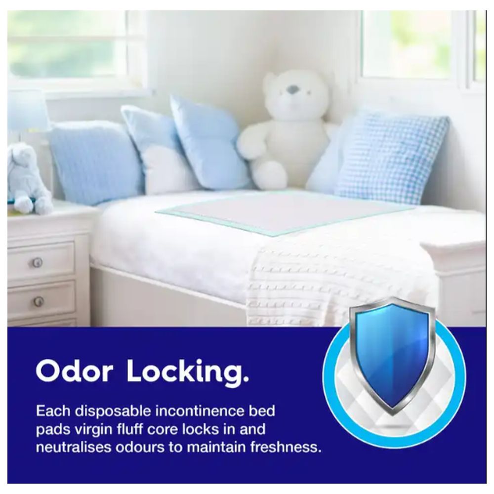 Cute 'n' Cuddle - Disposable Changing Mats - 60 x 90 cm - Pack of 30 - Blue