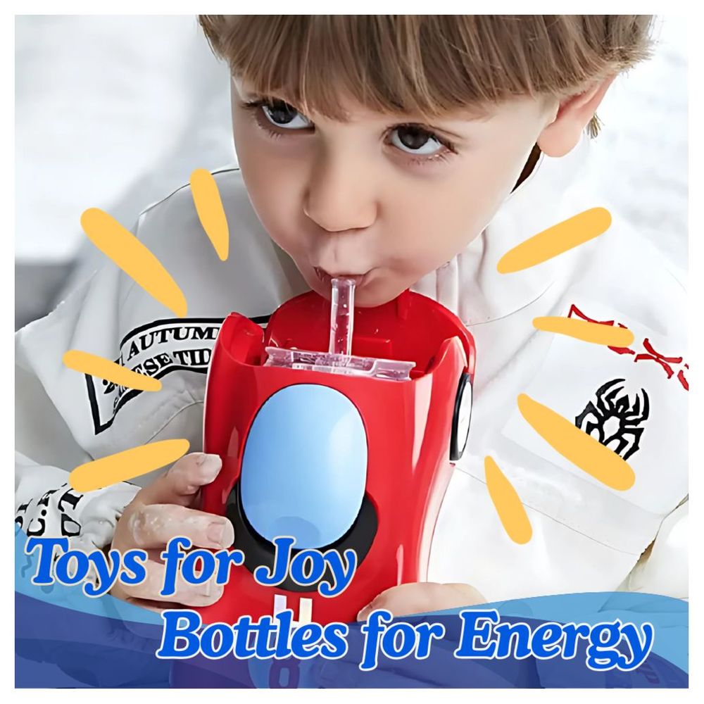 Babycare - Kids Car Cup Water Bottle - Red - 280 ml