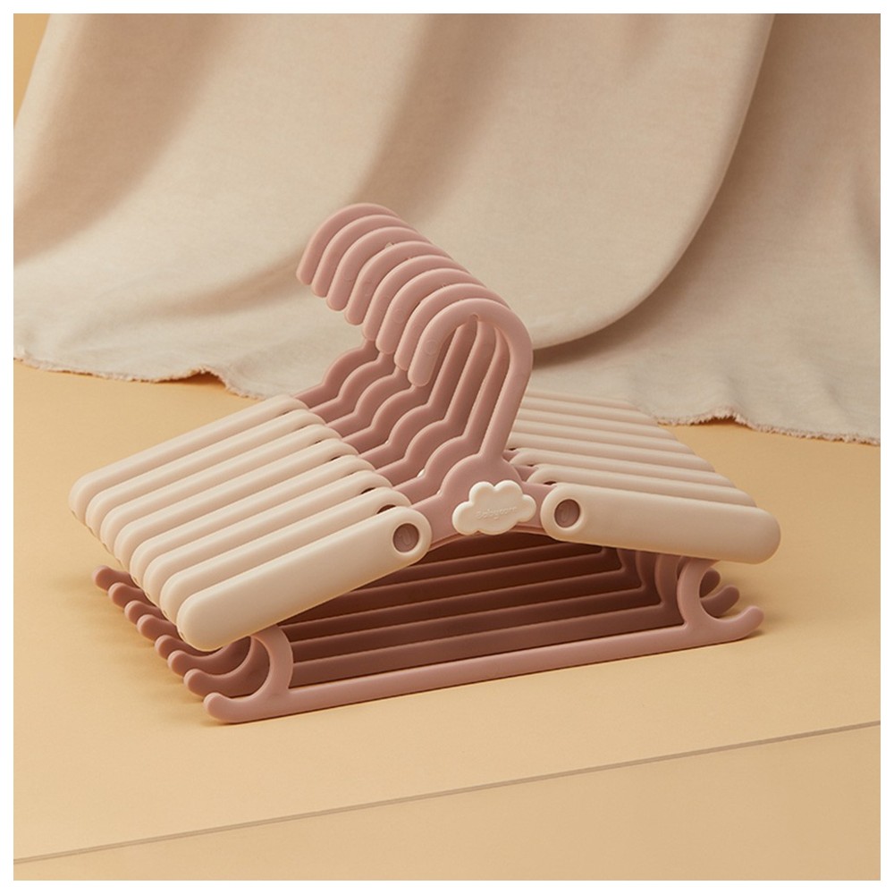 Babycare - Kids Adjustable Hangers - Powder Pink