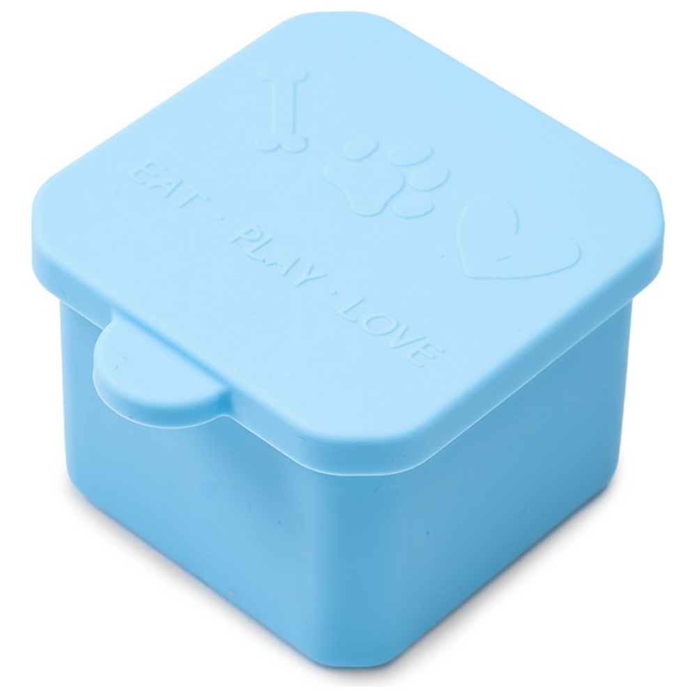 Eazy Kids - 4 Compartment Jumbo Bento Lunch Box With Thermos And Dip Jar - Grey