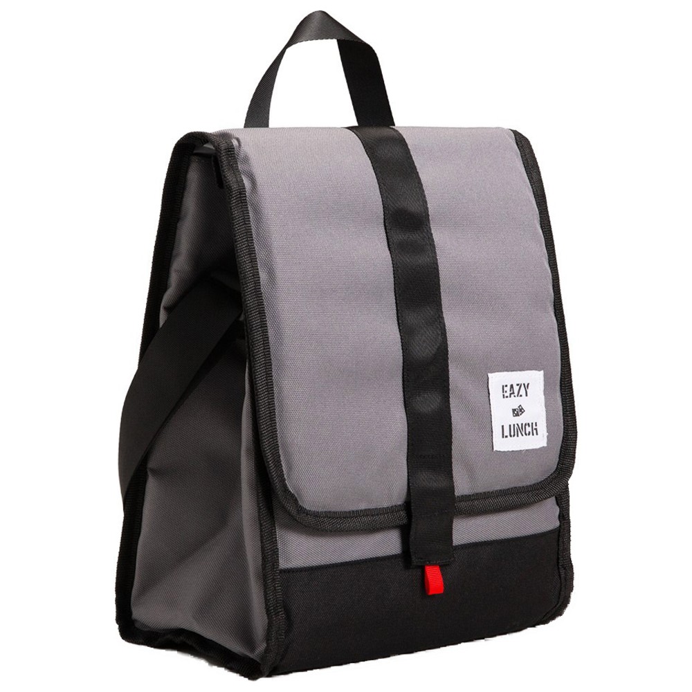 Eazy Kids - Insulated Lunch Bag - Grey/Black