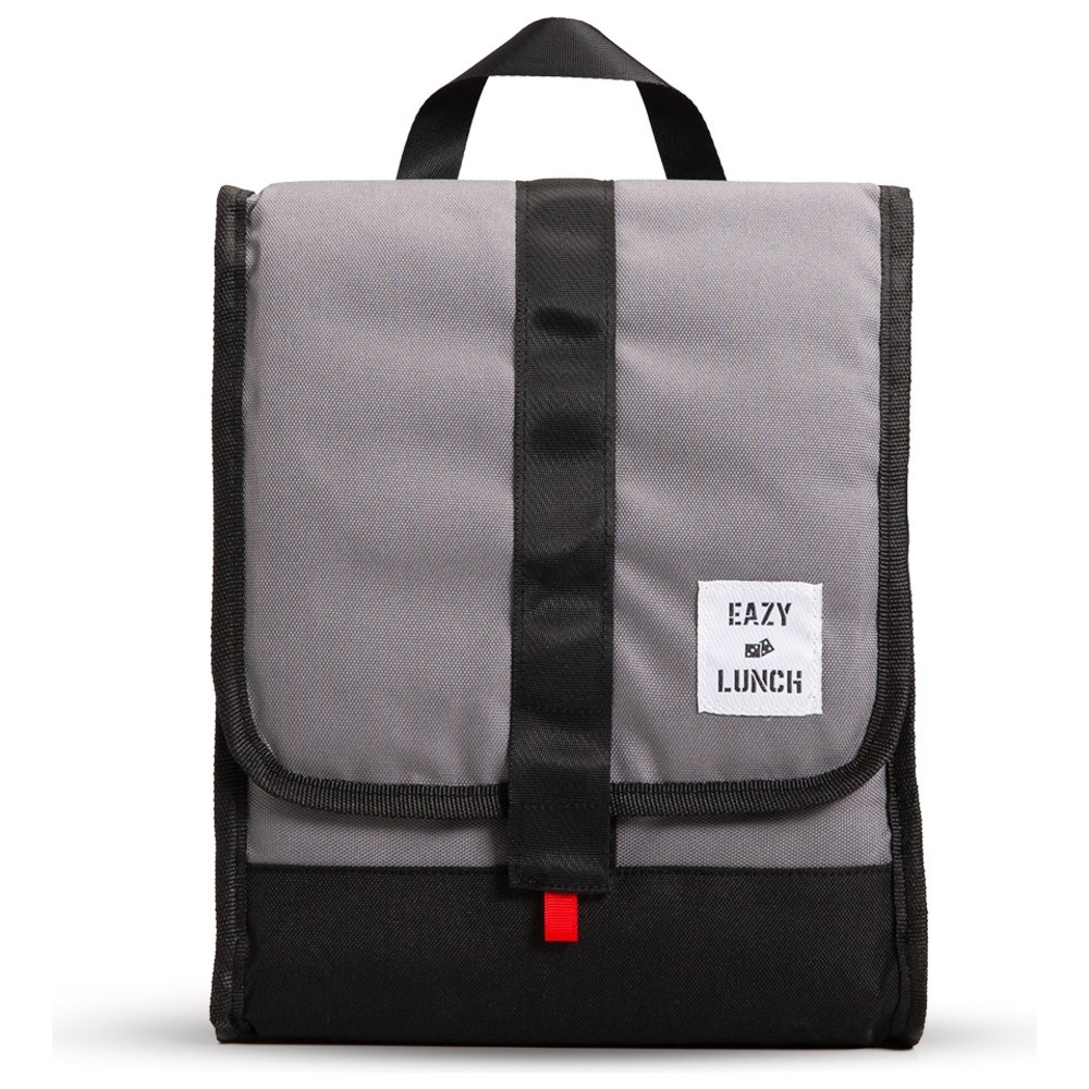 Eazy Kids - Insulated Lunch Bag - Grey/Black