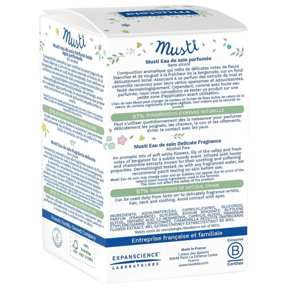 Mustela - Musti Eau De Soin - Pack of 2 - 50 ml