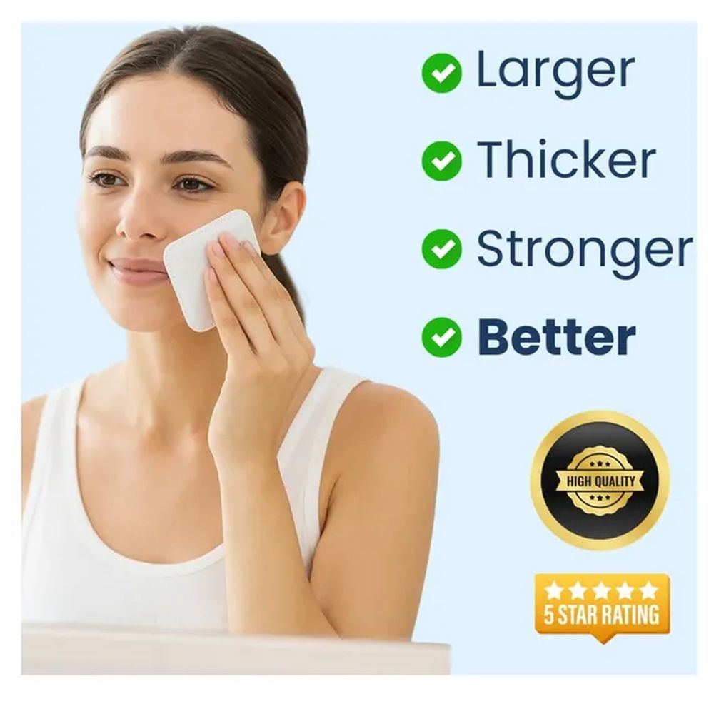 Fancyderm - Makeup Remover Cotton Pads - 80 Pcs