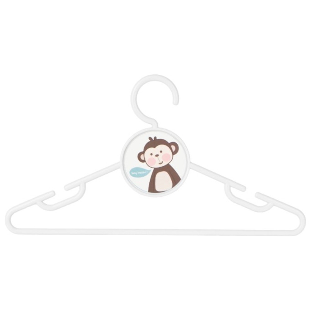 Inochi - Hara Baby Hanger Set - White - Pack of 2 - 10 Pcs