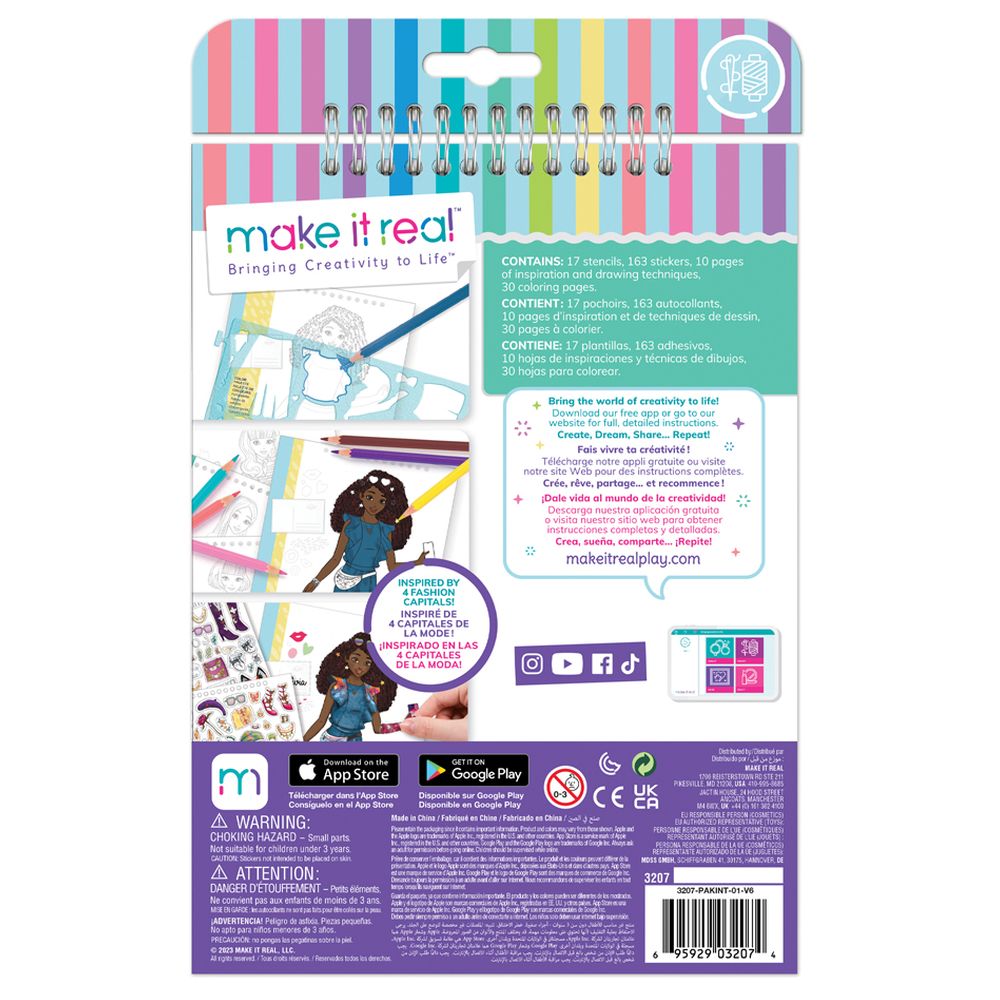 Make it Real - City Style Fashion Design Sketchbook Kit
