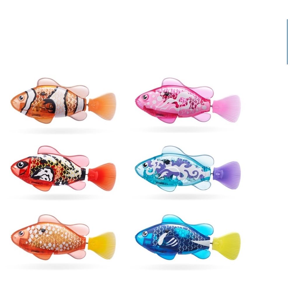 Zuru - Robo Alive Water Activated Fish Toy - Color May Vary - 1 Pc