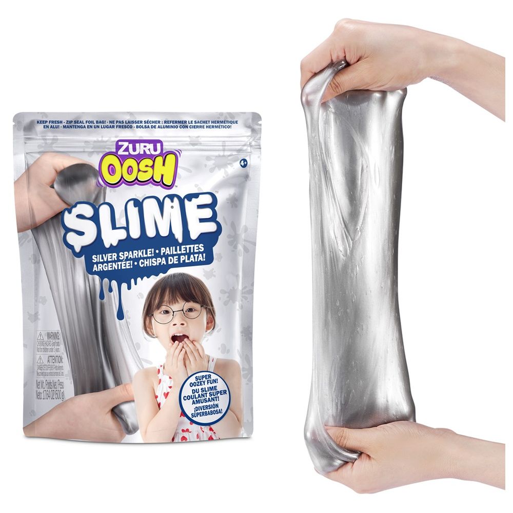 Zuru - Oosh Slime - Silver Sparkle! - 500 gm
