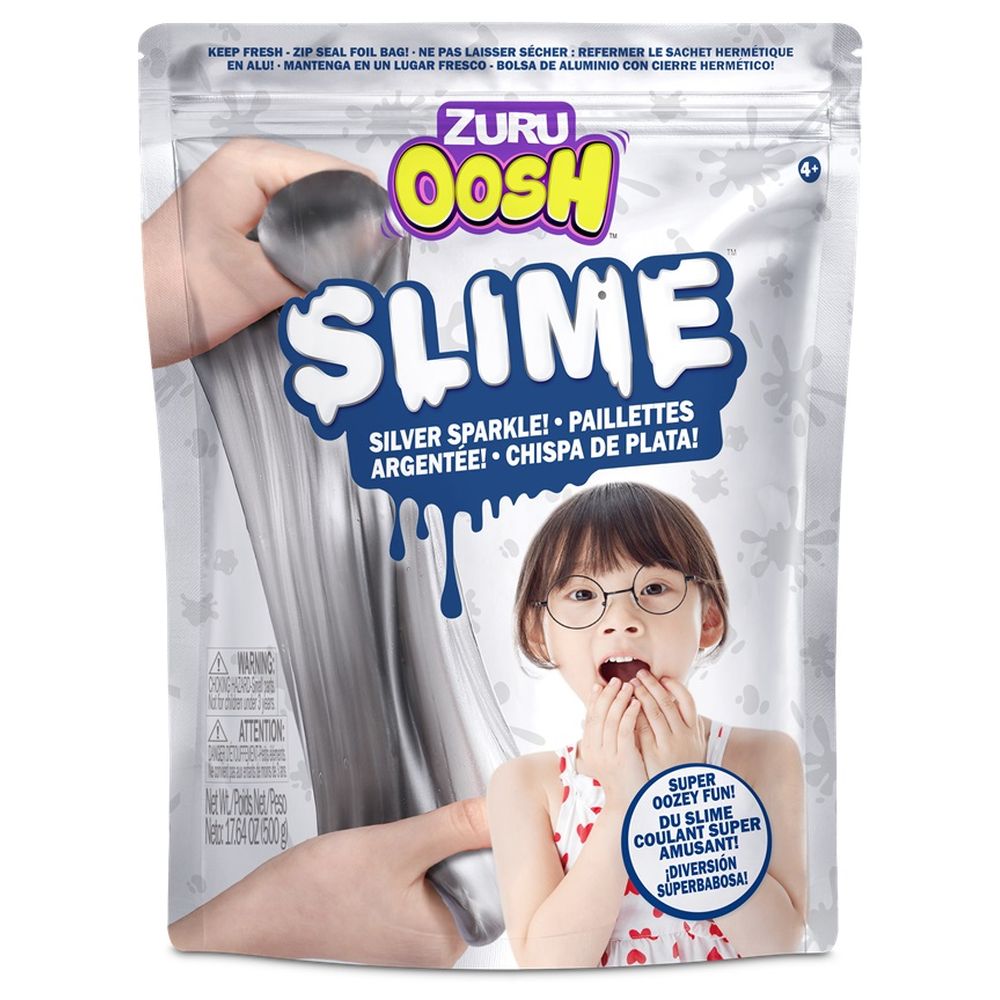 Zuru - Oosh Slime - Silver Sparkle! - 500 gm