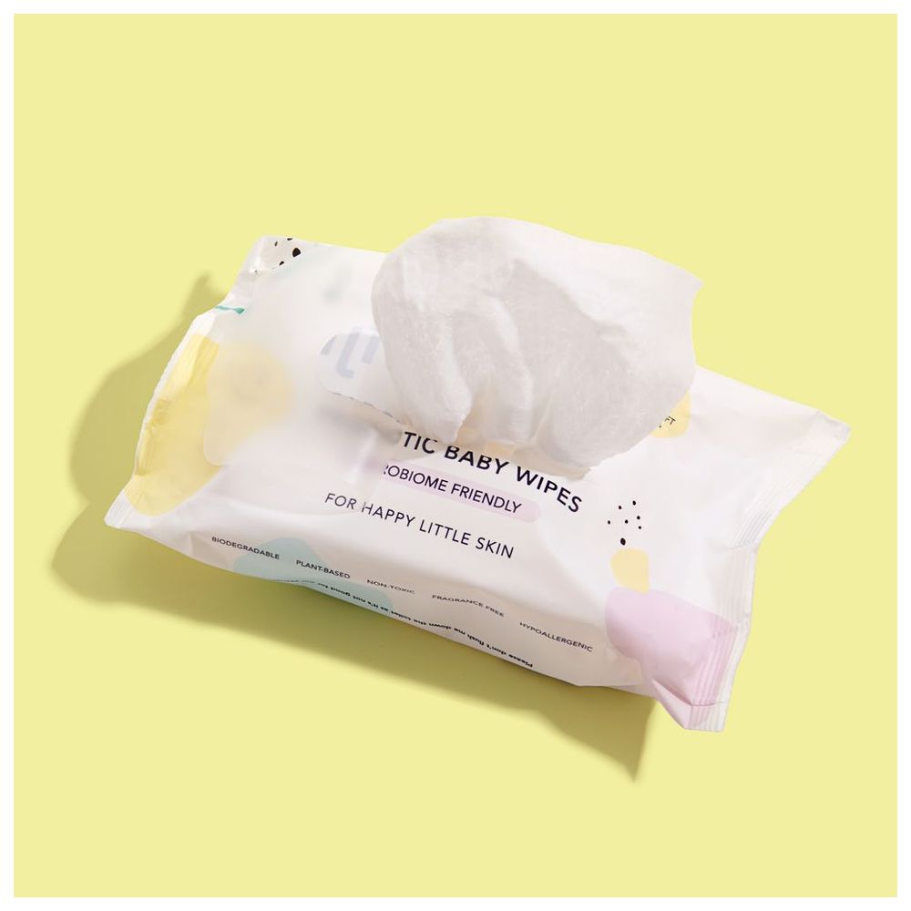 Bunjie - Probiotic Baby Travel Wipes - 20 Pcs