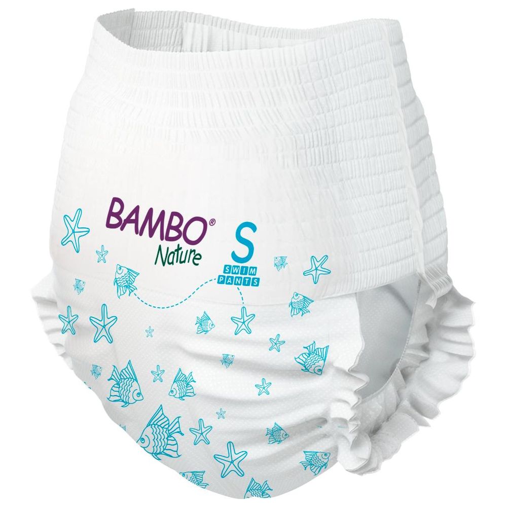 Bambo Nature - Swim Pants - 7-12 kg - Small - 12 Pcs