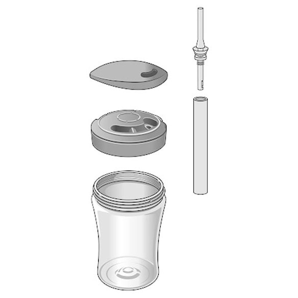Nuk - Soft Drinking Straw Action Cup - Green - 230 ml