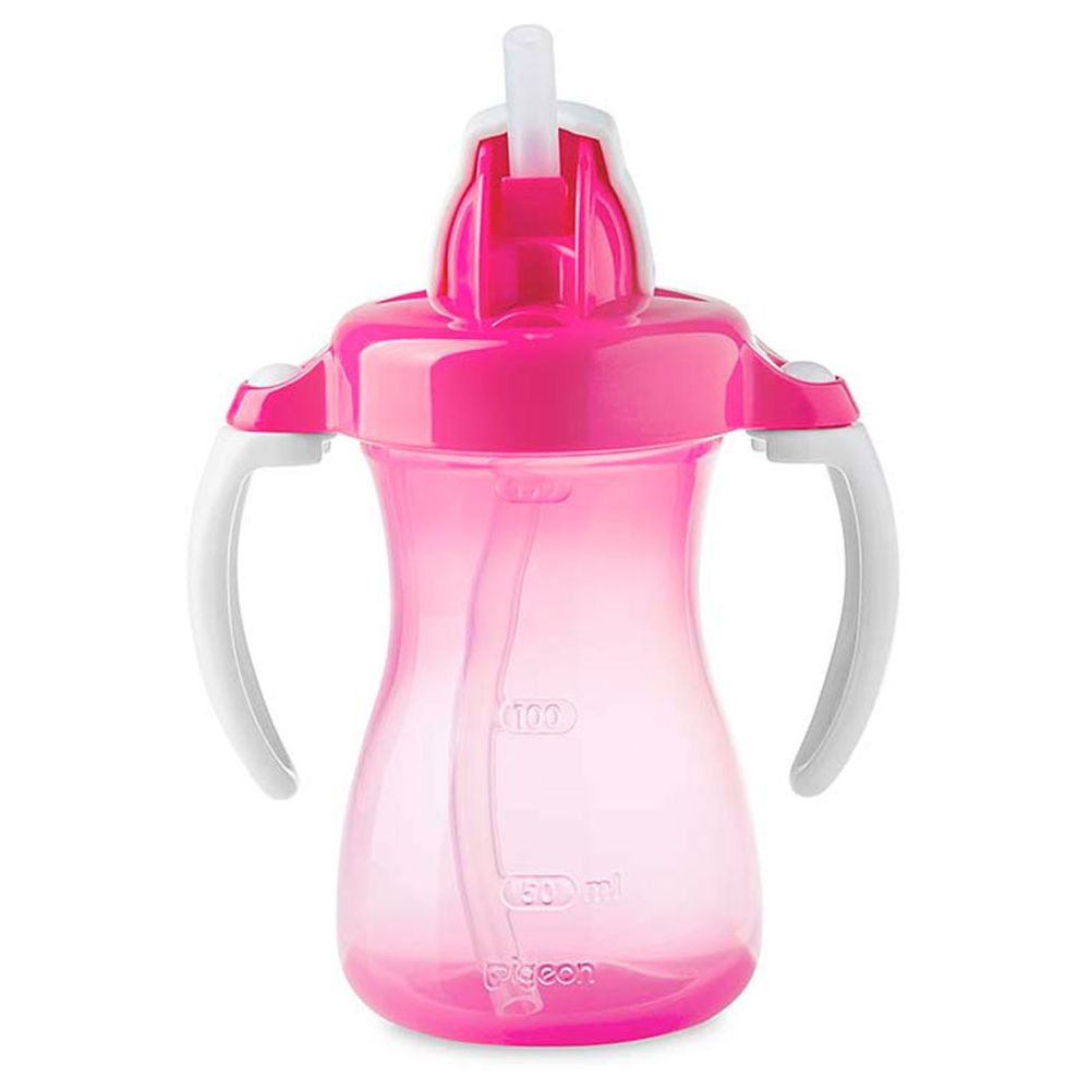 Pigeon - Petite Straw Bottle Hanging Type - Pink - 150 ml