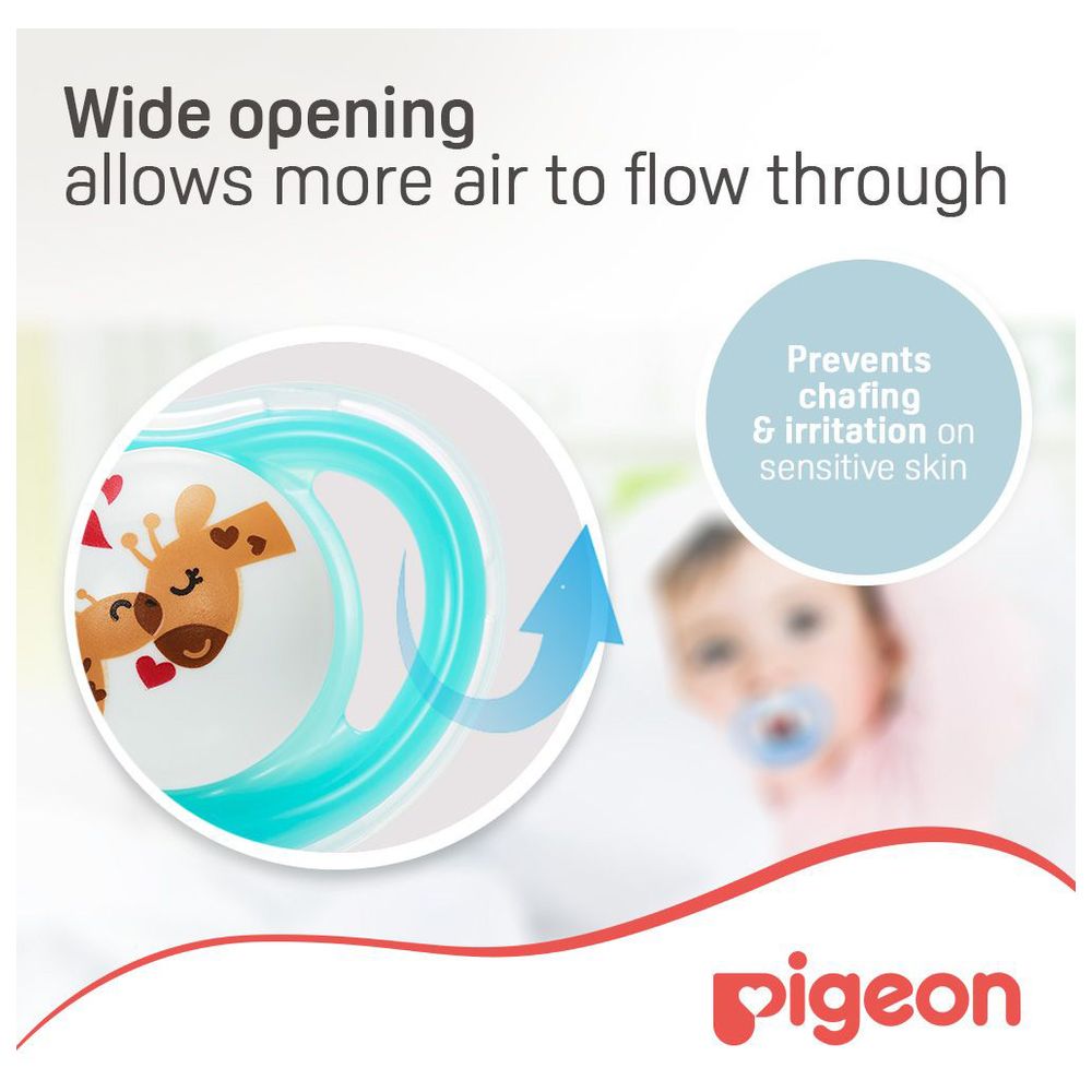 Pigeon - Twin Girl Pacifier - 12-18M - Large