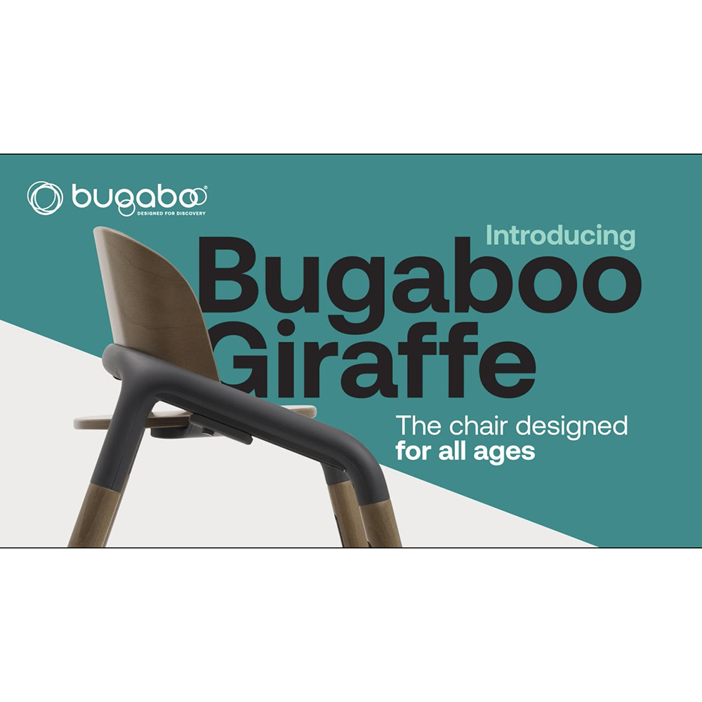 Bugaboo - Giraffe High Chair Baby Pillow Set - Stormy Grey