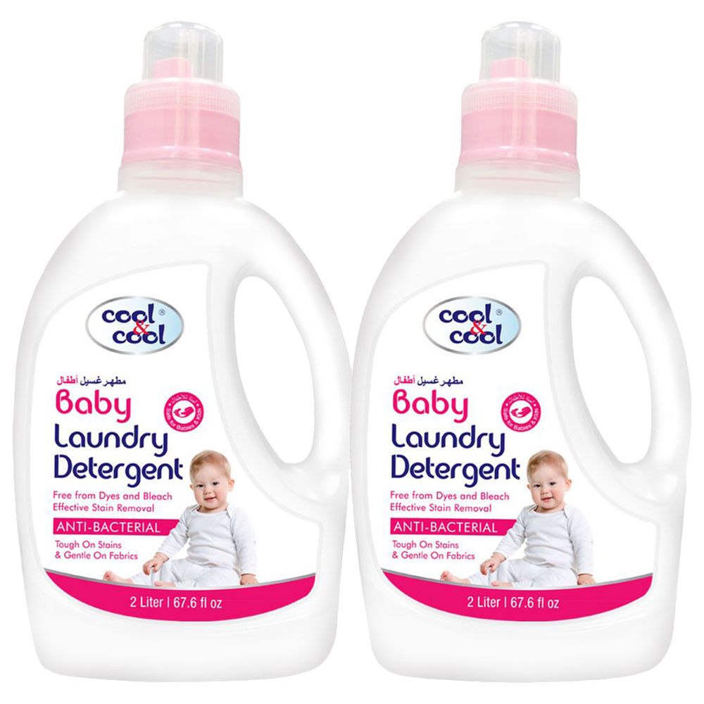 Cool & Cool - Baby Laundry Detergent - 2L - Pack of 2