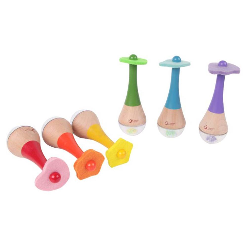 Classic World - Rainbow Maracas 1pc - Assorted