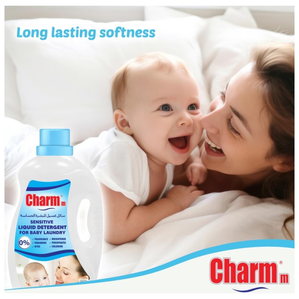 Charmm - Sensitive Baby Laundry Liquid Detergent - 3+1 L