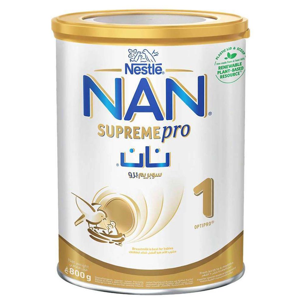 Nan - Nestle Supreme Pro 1 Infant Formula Powder - 800 gm