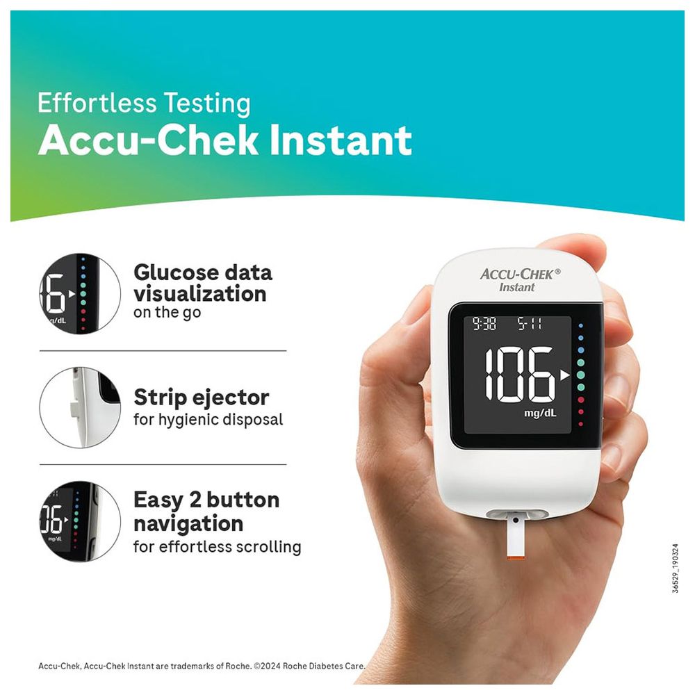 Accu-Chek - Instant Blood Glucose Monitor - White