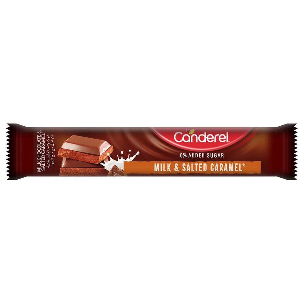 Canderel - Chocolate Bar - Milk & Salted Carmel - 100 gm