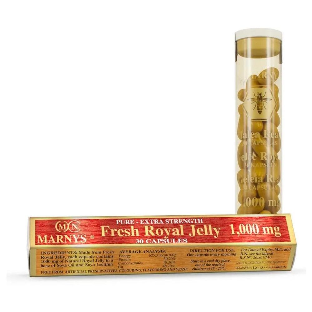 Marnys - Fresh Royal Jelly 1000 mg Capsule - 30 Pcs