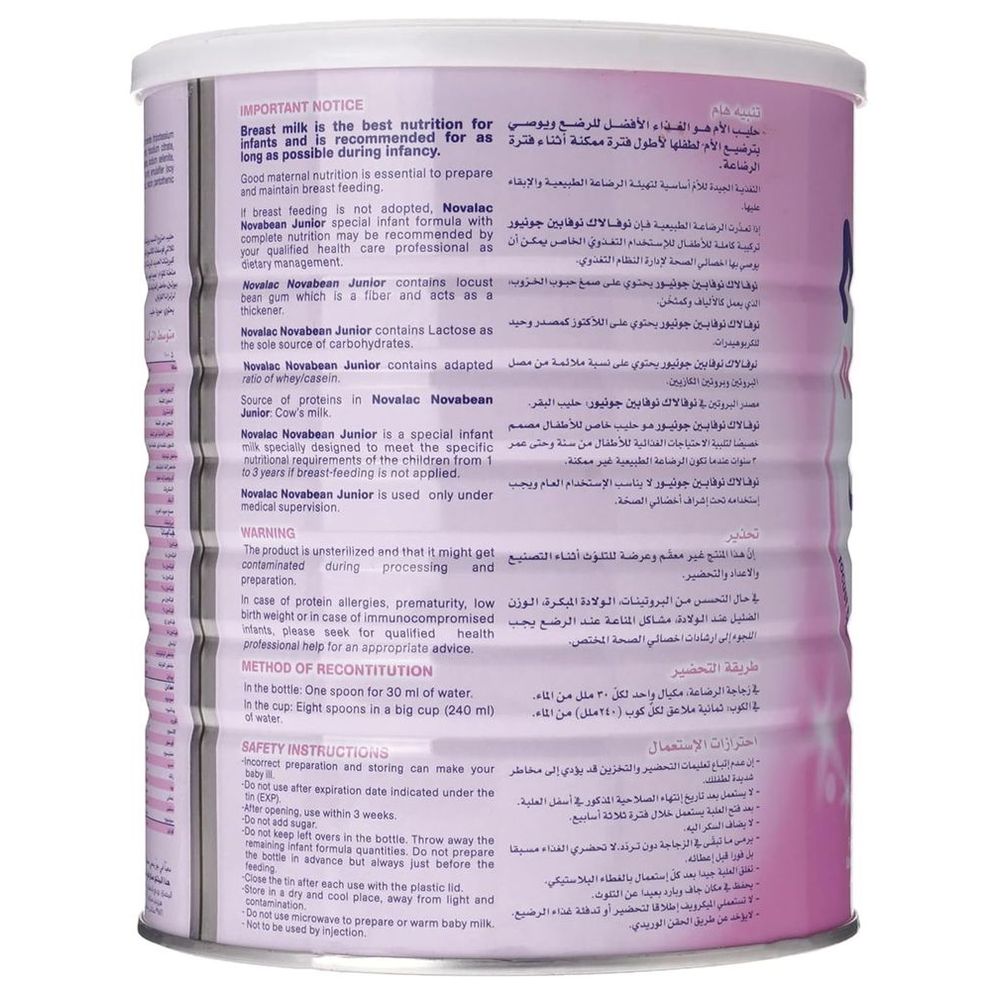 Novalac - Novabean Junior Milk Formula - 800 gm