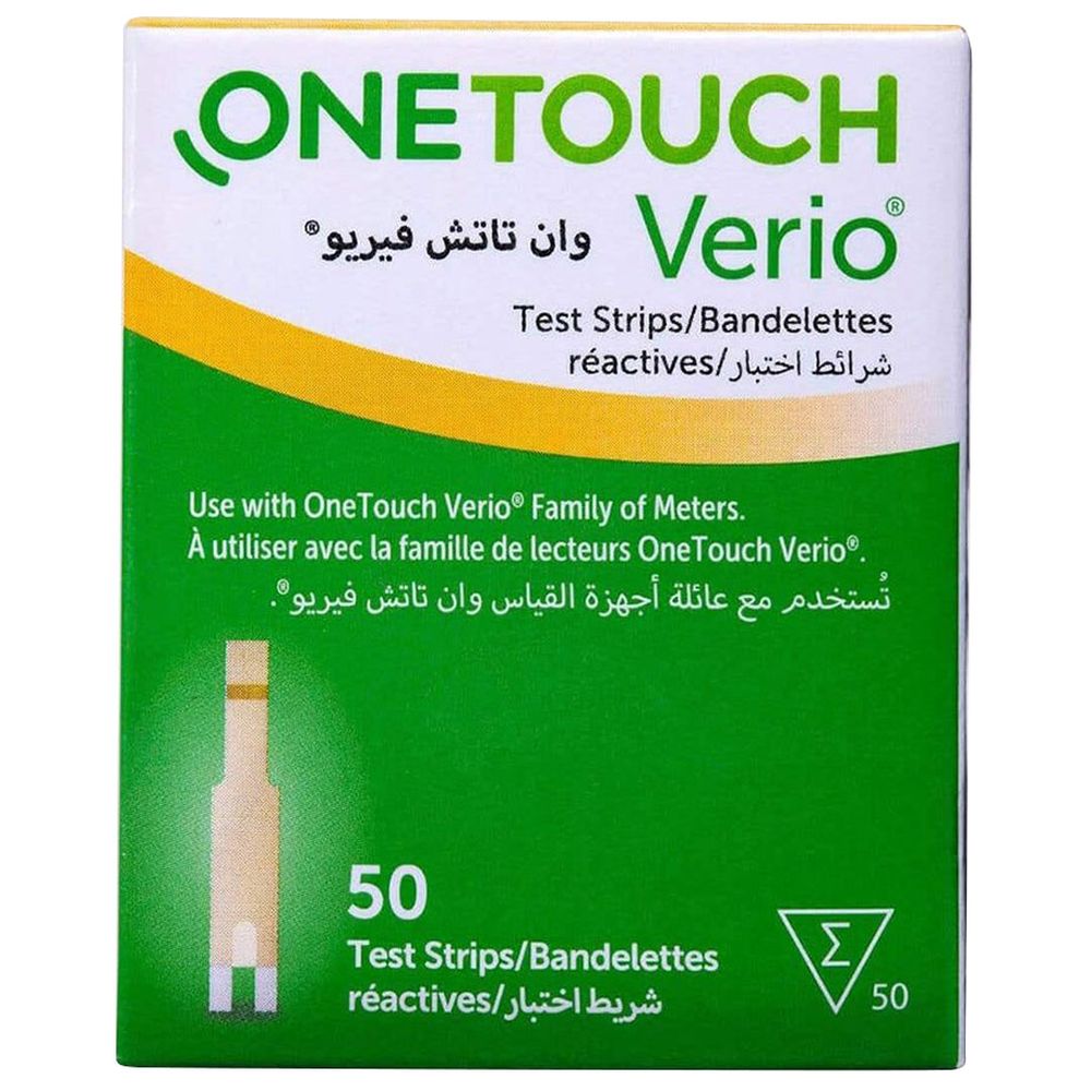 Onetouch - Verio Test Strips - 50 Pcs