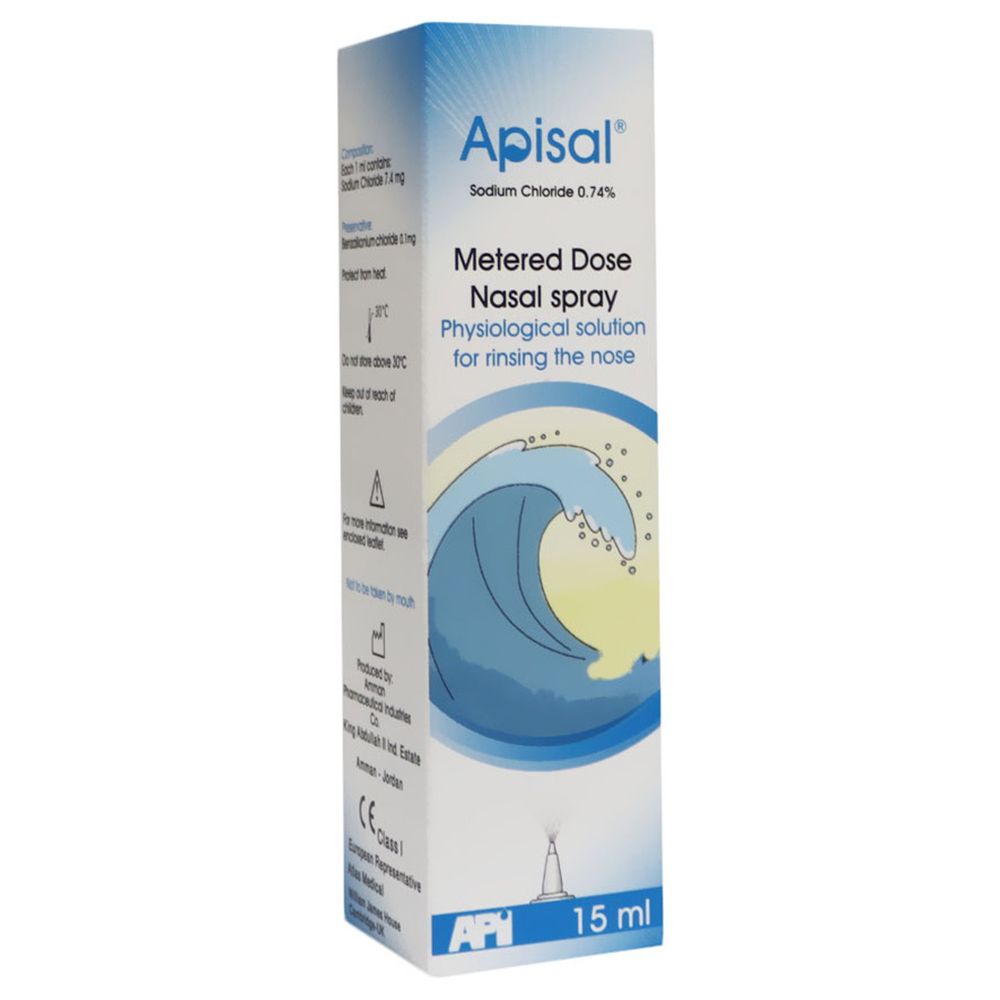 Amman Pharma - Apisal Metered Dose Nasal Spray - 15 ml