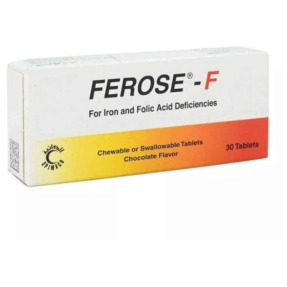 Ferose F Chewable Tablets - 30 Pcs