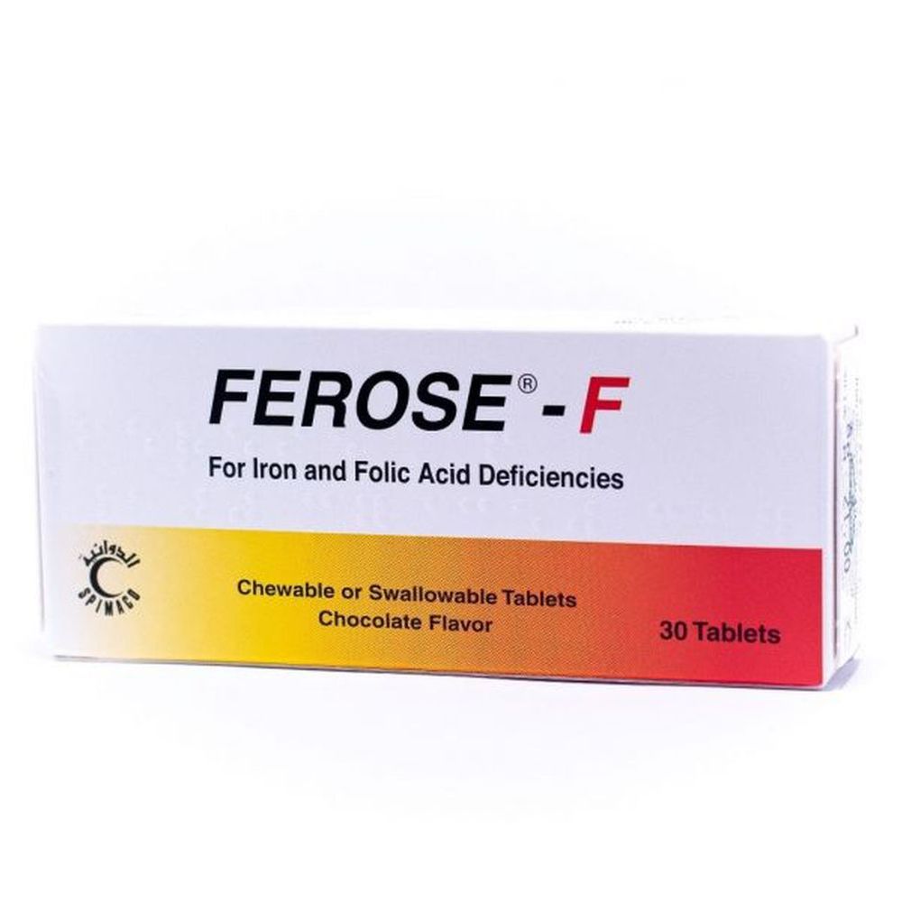 Ferose F Chewable Tablets - 30 Pcs