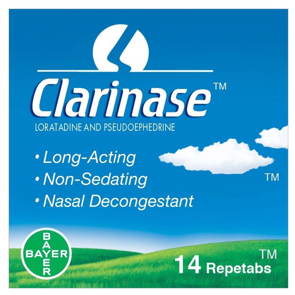 Clarinase Repetabs - 14 Pcs