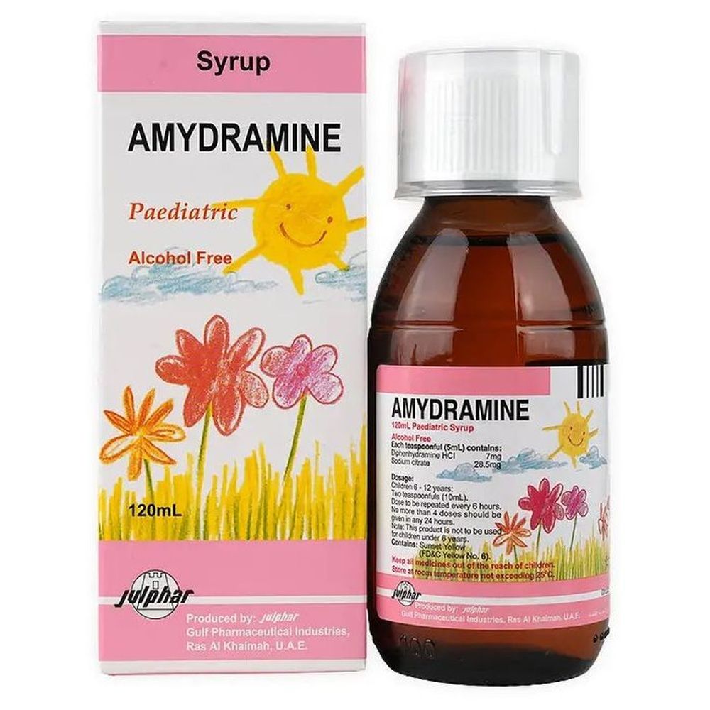 Amydramine Pediatric Syrup - 120 ml