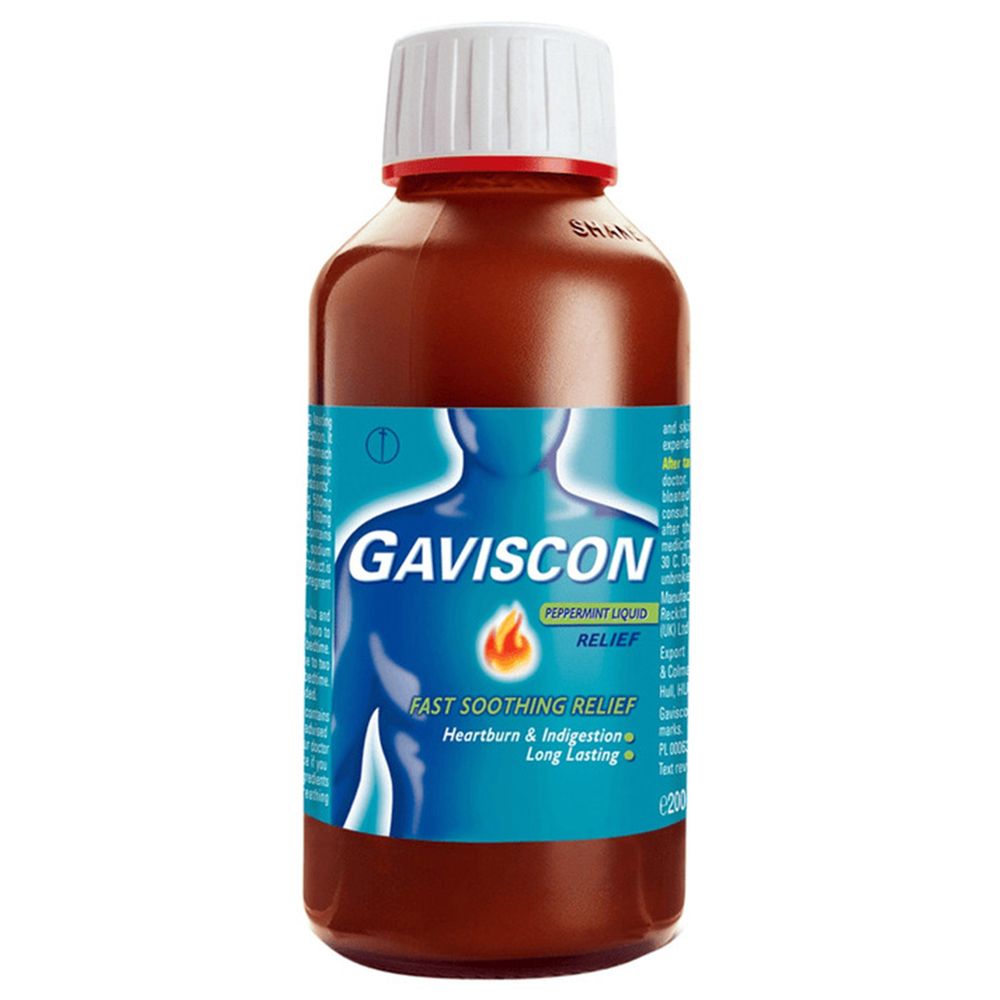 Gaviscon Suspension Liquid - Peppermint - 200 ml
