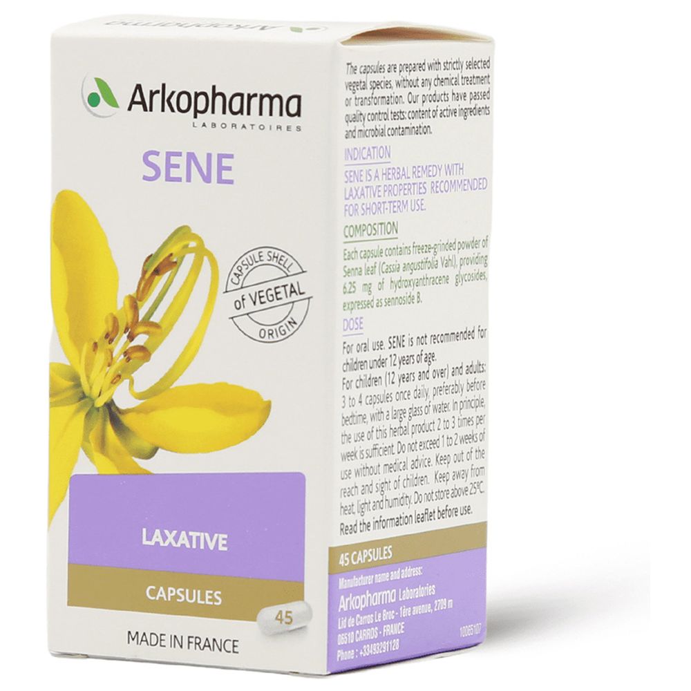 Arkopharma Arkocaps Senna Lactative Capsules - 45 Pcs