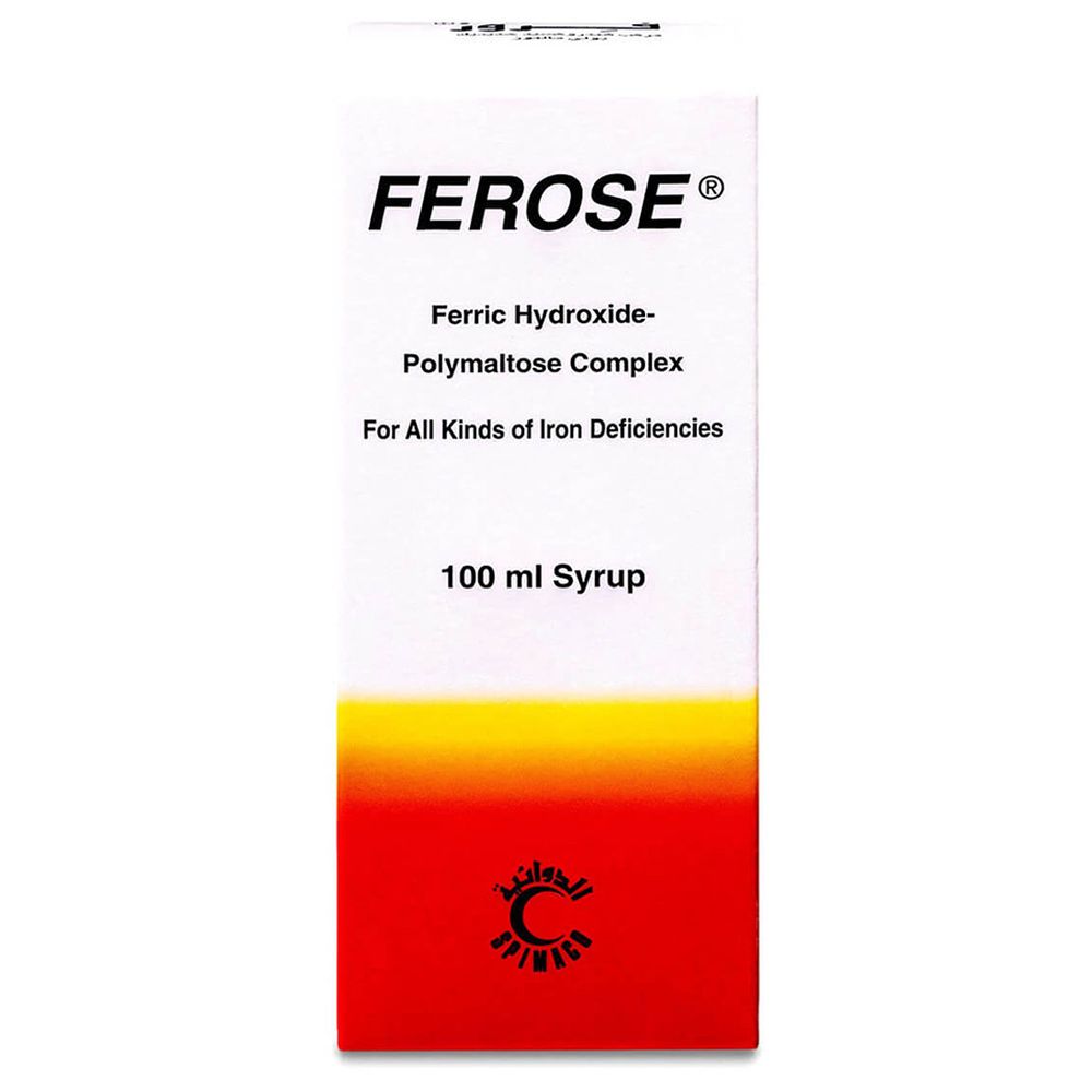 Ferose - Iron Deficiency Syrup - 100 ml