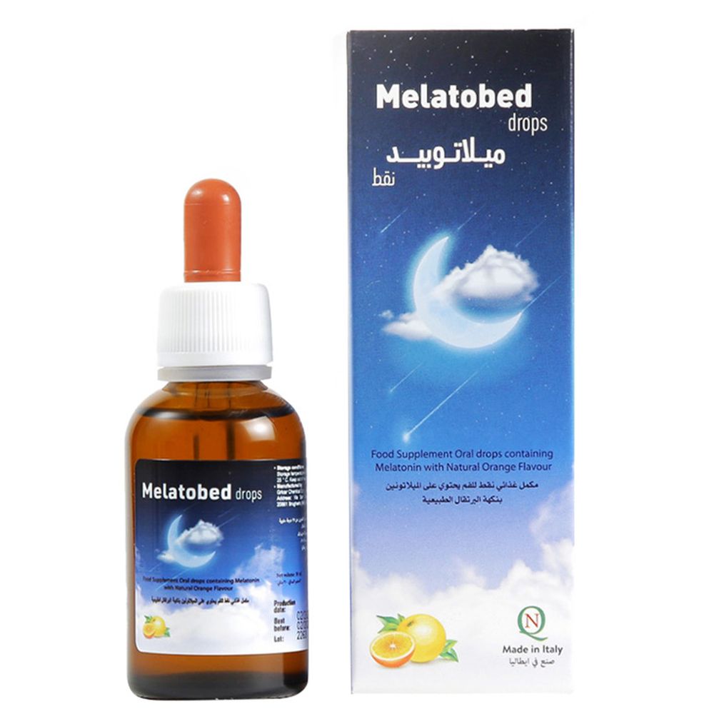 Melatobed - Melatonin Oral Drops - Orange - 30 ml