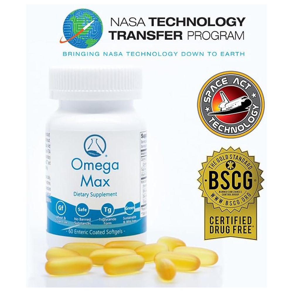 Omega Max Enteric Coated Softgels - 60 Pcs