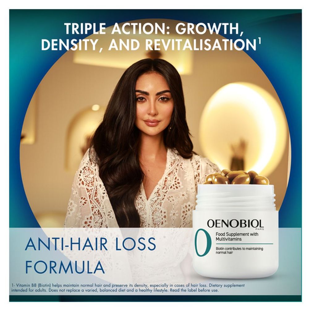 Oenobiol Multi Vit Biotin Hair Loss Capsules - 60 Pcs